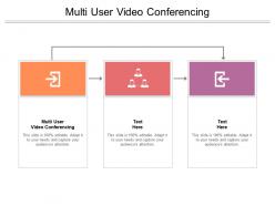 Multi user video conferencing ppt powerpoint presentation show structure cpb