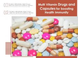 Multi vitamin drugs and capsules for boosting health immunity