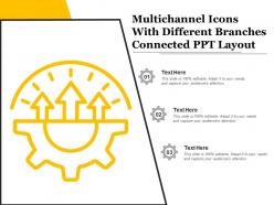 Multichannel Icons With Different Branches Connected Ppt Layout
