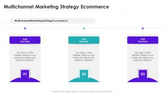 Multichannel Marketing Strategy Ecommerce In Powerpoint And Google Slides Cpb