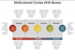 Multicolored Circles With Boxes