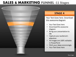 94428666 style layered funnel 11 piece powerpoint presentation diagram infographic slide