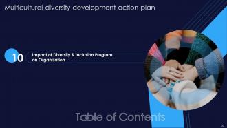 Multicultural Diversity Development Action Plan Powerpoint Presentation Slides
