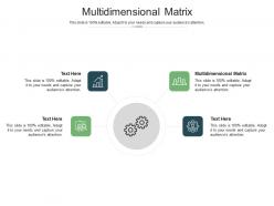 Multidimensional matrix ppt powerpoint presentation show information cpb