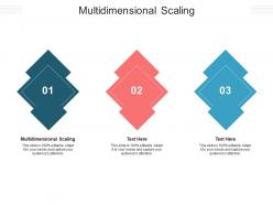 Multidimensional scaling ppt powerpoint presentation visual aids infographic template cpb