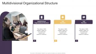 Multidivisional Organizational Structure In Powerpoint And Google Slides Cpb