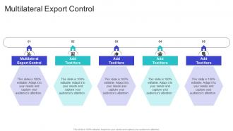 Multilateral Export Control In Powerpoint And Google Slides Cpb