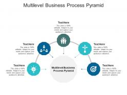 Multilevel business process pyramid ppt powerpoint presentation outline skills cpb
