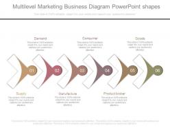 Multilevel marketing business diagram powerpoint shapes