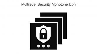 Multilevel Security Monotone Icon In Powerpoint Pptx Png And Editable Eps Format