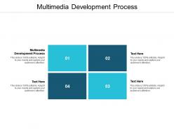 Multimedia development process ppt powerpoint presentation pictures cpb