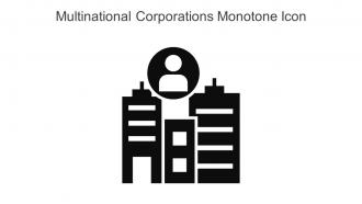 Multinational Corporations Monotone Icon In Powerpoint Pptx Png And Editable Eps Format