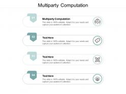 Multiparty computation ppt powerpoint presentation infographics sample cpb