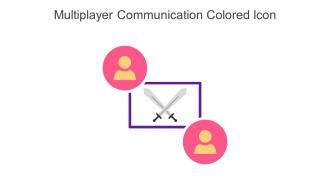Multiplayer Communication Colored Icon In Powerpoint Pptx Png And Editable Eps Format