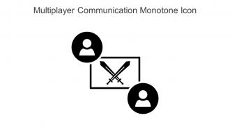 Multiplayer Communication Monotone Icon In Powerpoint Pptx Png And Editable Eps Format