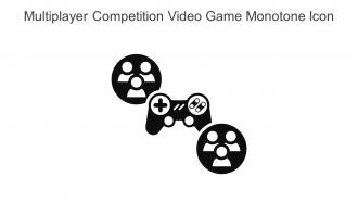Multiplayer Competition Video Game Monotone Icon In Powerpoint Pptx Png And Editable Eps Format