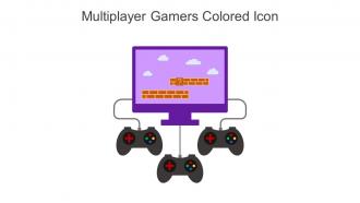 Multiplayer Gamers Colored Icon In Powerpoint Pptx Png And Editable Eps Format