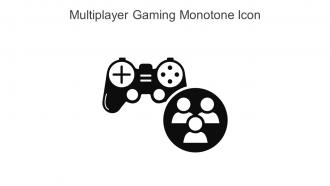 Multiplayer Gaming Monotone Icon In Powerpoint Pptx Png And Editable Eps Format