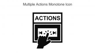 Multiple Actions Monotone Icon In Powerpoint Pptx Png And Editable Eps Format