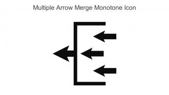 Multiple Arrow Merge Monotone Icon In Powerpoint Pptx Png And Editable Eps Format