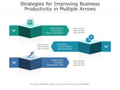 Multiple arrows development process awareness growth strategies success