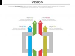 Multiple Arrows For Business Vision Analysis Powerpoint Slides