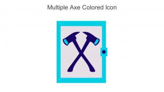 Multiple Axe Colored Icon In Powerpoint Pptx Png And Editable Eps Format
