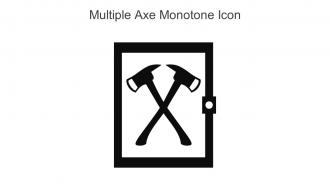 Multiple Axe Monotone Icon In Powerpoint Pptx Png And Editable Eps Format