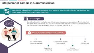 Multiple Barriers In Communication With Activities Training Ppt