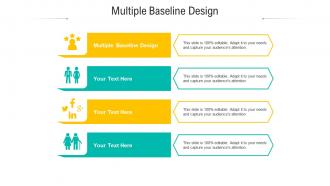 Multiple baseline design ppt powerpoint presentation visual aids professional cpb