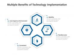 Multiple benefits of technology implementation