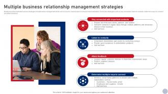 Multiple Business Relationship Business Relationship Management Guide
