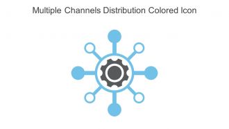 Multiple Channels Distribution Colored Icon In Powerpoint Pptx Png And Editable Eps Format