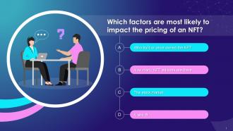Multiple Choice Question On Nfts Pricing Training Ppt