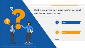 Multiple Choice Questions For Session On Different Customer Service Channels Edu Ppt