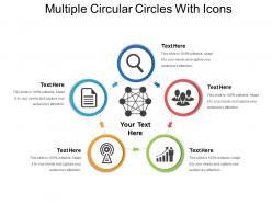 Multiple Circular Circles With Icons