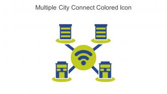 Multiple City Connect Colored Icon In Powerpoint Pptx Png And Editable Eps Format