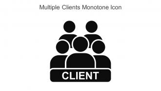 Multiple Clients Monotone Icon In Powerpoint Pptx Png And Editable Eps Format
