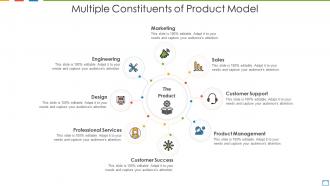 Multiple constituents of product model