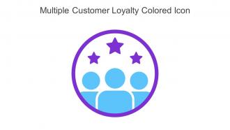 Multiple Customer Loyalty Colored Icon In Powerpoint Pptx Png And Editable Eps Format