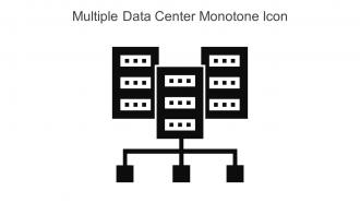 Multiple Data Center Monotone Icon In Powerpoint Pptx Png And Editable Eps Format