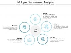 Multiple discriminant analysis ppt powerpoint presentation pictures infographic template cpb