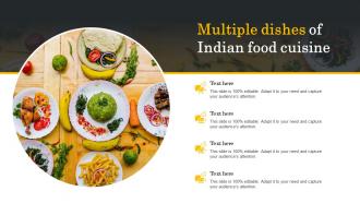 Multiple Dishes Of Indian Food Cuisine