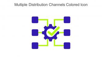 Multiple Distribution Channels Colored Icon In Powerpoint Pptx Png And Editable Eps Format
