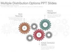 Multiple distribution options ppt slides