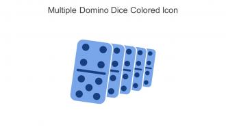 Multiple Domino Dice Colored Icon In Powerpoint Pptx Png And Editable Eps Format