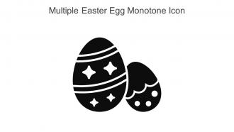 Multiple Easter Egg Monotone Icon In Powerpoint Pptx Png And Editable Eps Format