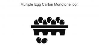 Multiple Egg Carton Monotone Icon In Powerpoint Pptx Png And Editable Eps Format