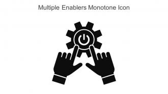 Multiple Enablers Monotone Icon In Powerpoint Pptx Png And Editable Eps Format