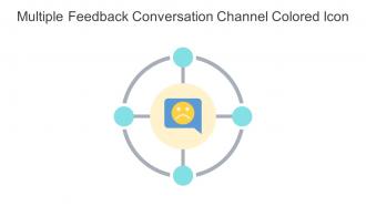 Multiple Feedback Conversation Channel Colored Icon In Powerpoint Pptx Png And Editable Eps Format